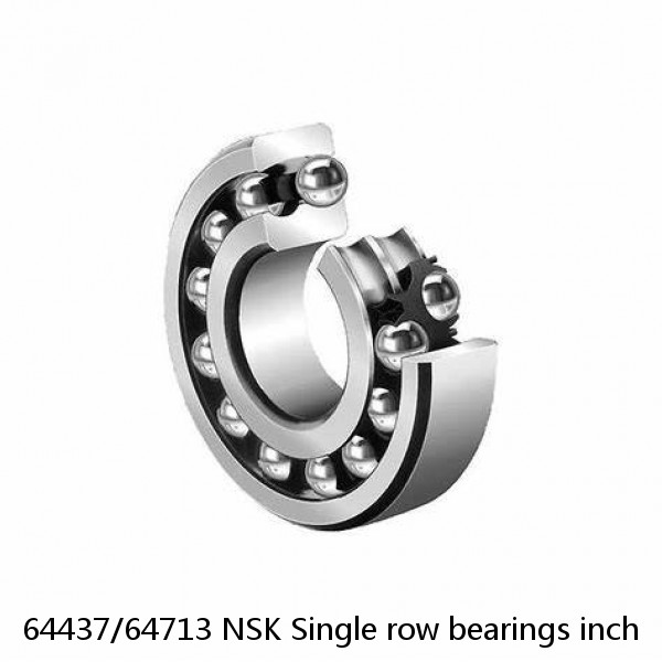 64437/64713 NSK Single row bearings inch #1 small image
