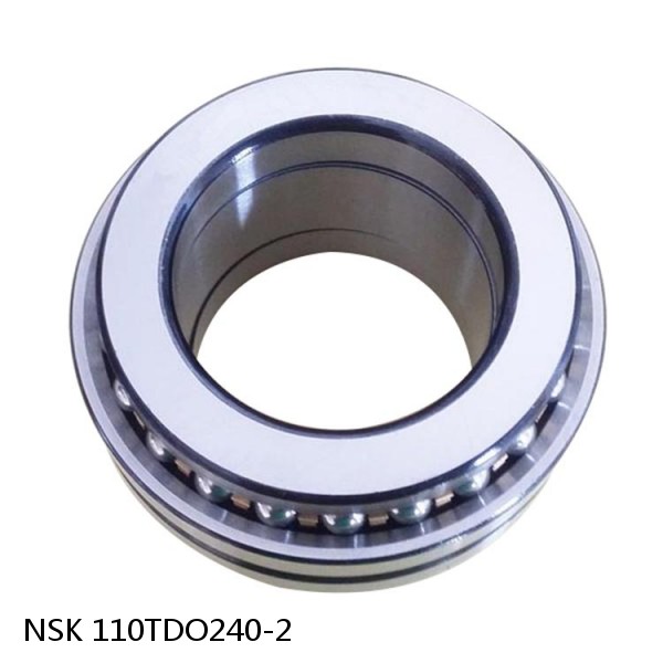 110TDO240-2 NSK Double inner double row bearings TDI