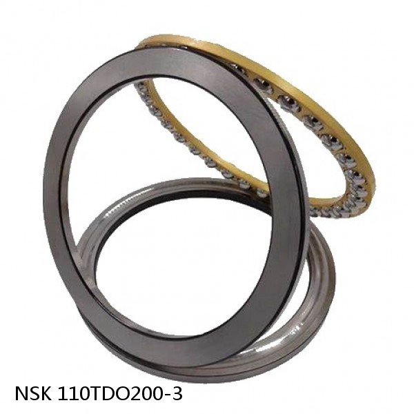 110TDO200-3 NSK Double inner double row bearings TDI #1 small image