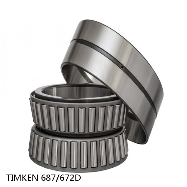 687/672D TIMKEN Double inner double row bearings inch