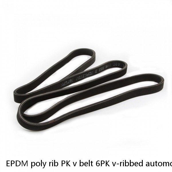 EPDM poly rib PK v belt 6PK v-ribbed automotive ribbed v belt for AUDI 6PK1885 078903137AR #1 small image