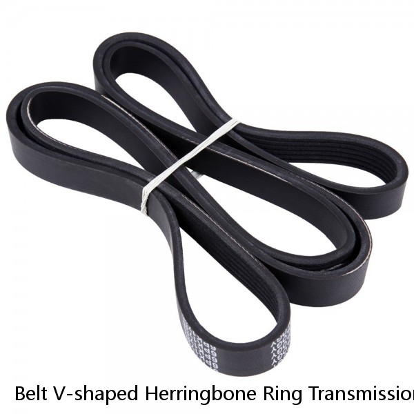 Belt V-shaped Herringbone Ring Transmission Belt Pattern Anti-skid Herringbone Conveyor Belt For Stone Crusher #1 small image