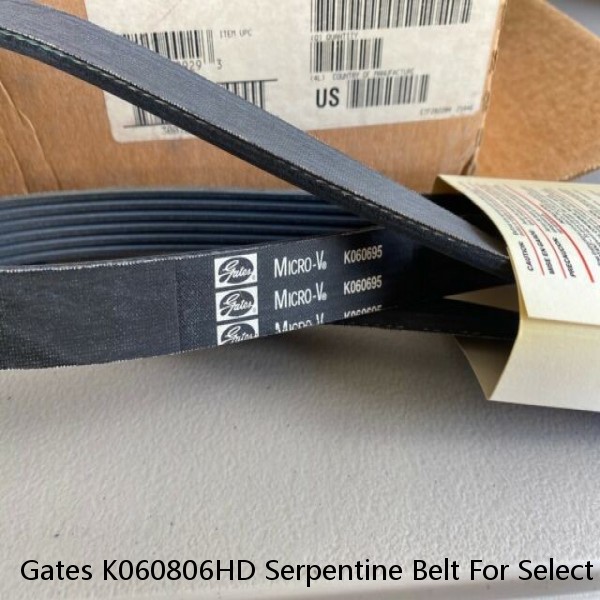 Gates K060806HD Serpentine Belt For Select 02-10 Ford Models #1 small image