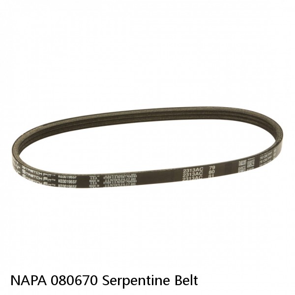 NAPA 080670 Serpentine Belt #1 small image