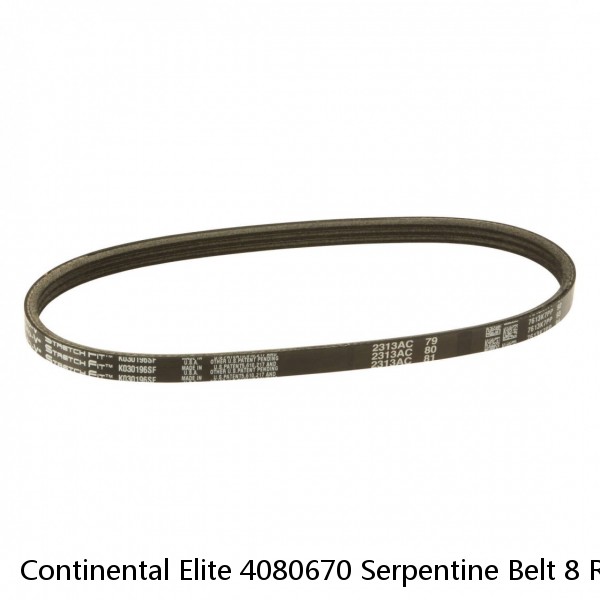 Continental Elite 4080670 Serpentine Belt 8 Rib 67 In #1 small image