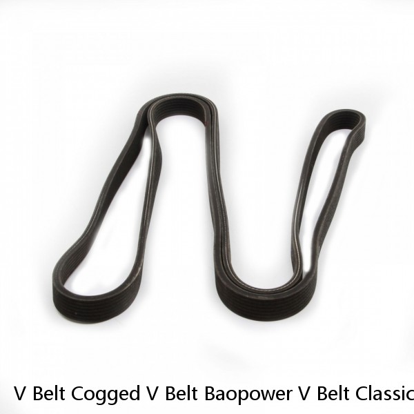 V Belt Cogged V Belt Baopower V Belt Classical Raw Edge Cogged Toothed V Belt AX BX CX V Belt Engine Rubber With Factory Price #1 image