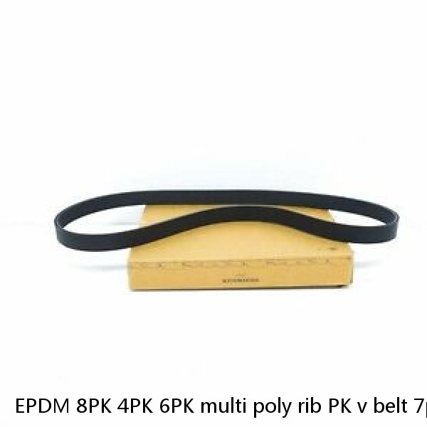 EPDM 8PK 4PK 6PK multi poly rib PK v belt 7pk1750 v-ribbed automotive ribbed v belt #1 image