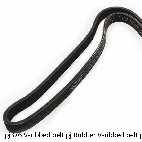 pj376 V-ribbed belt pj Rubber V-ribbed belt pj Molded V-ribbed belt #1 image