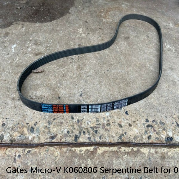 Gates Micro-V K060806 Serpentine Belt for 0089973392 0089979292 0089979392 cn #1 image